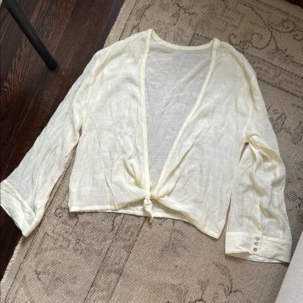 Monday Swimwear Tahiti Tie Top (Size P)